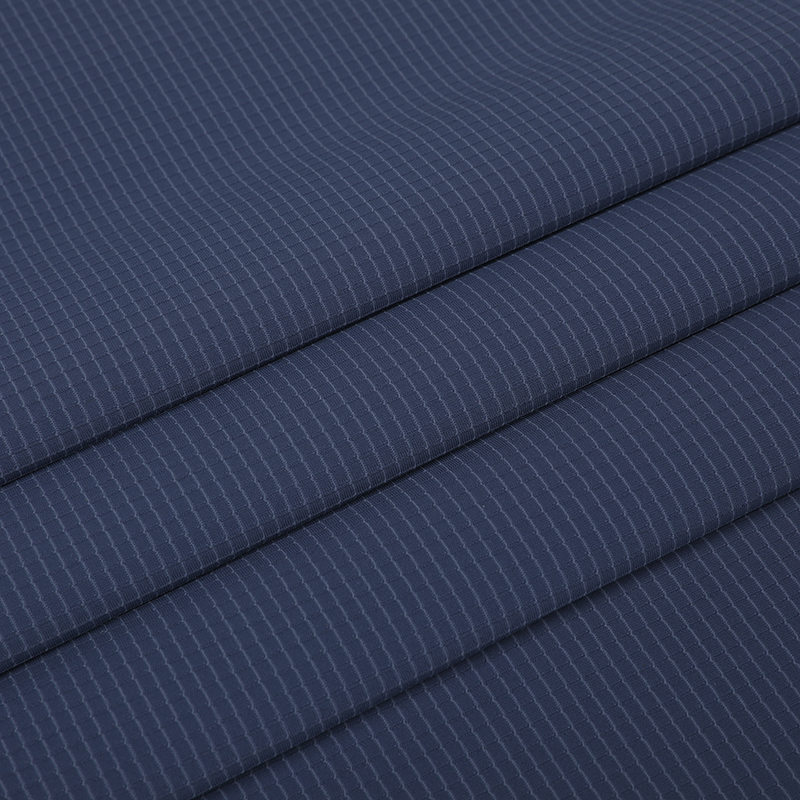 APJ1093 Çözgü Örme Brocade Amonyak Küçük Çek Jakard T-Shirt Kumaş